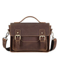 Vintage Skulderveske i Ekte Skinn – Unisex Messenger Bag for iPad 7,9"