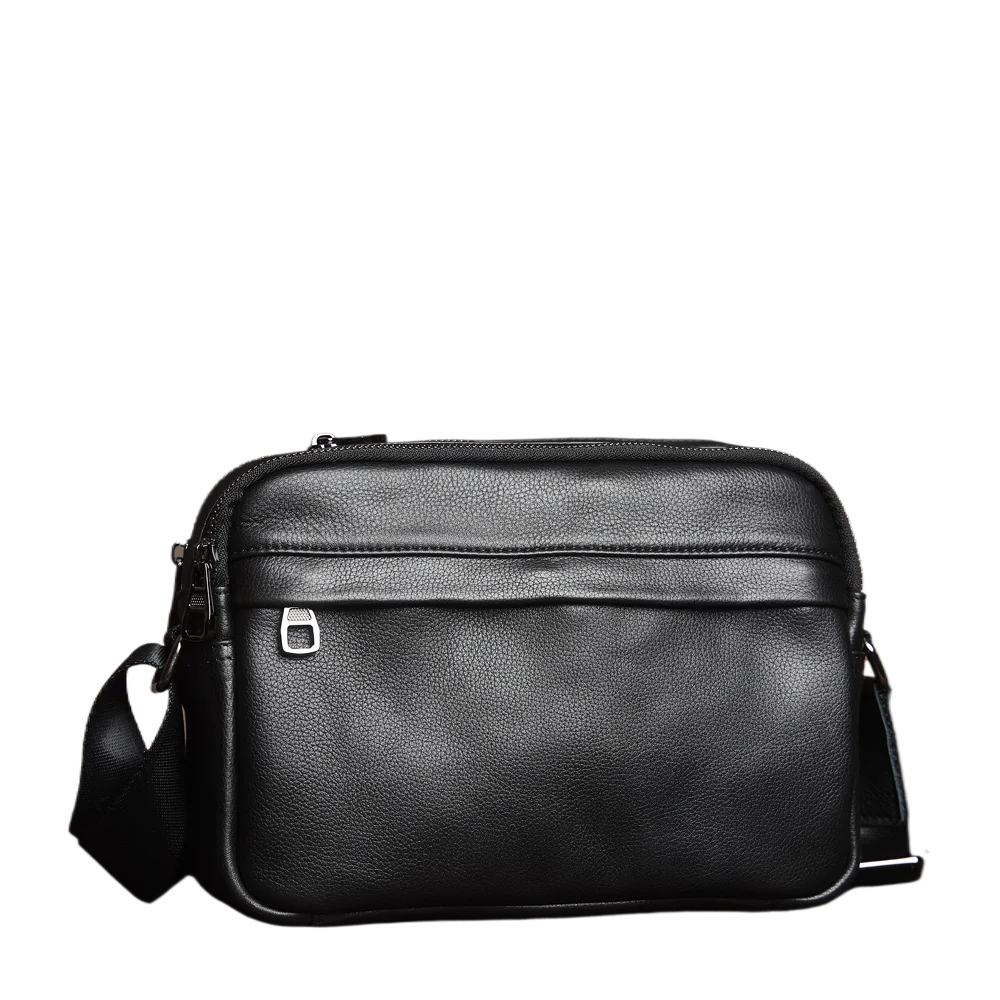 Retro Messenger Bag i Skinn til Herre – Håndlaget Mini Veske for 9.7” iPad