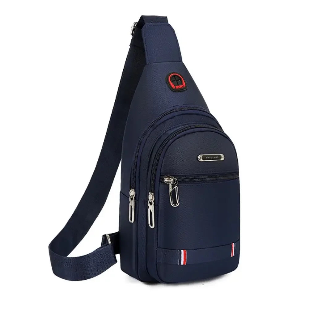 Messenger Bag med USB-port – Praktisk Crossbody Veske med flere rom