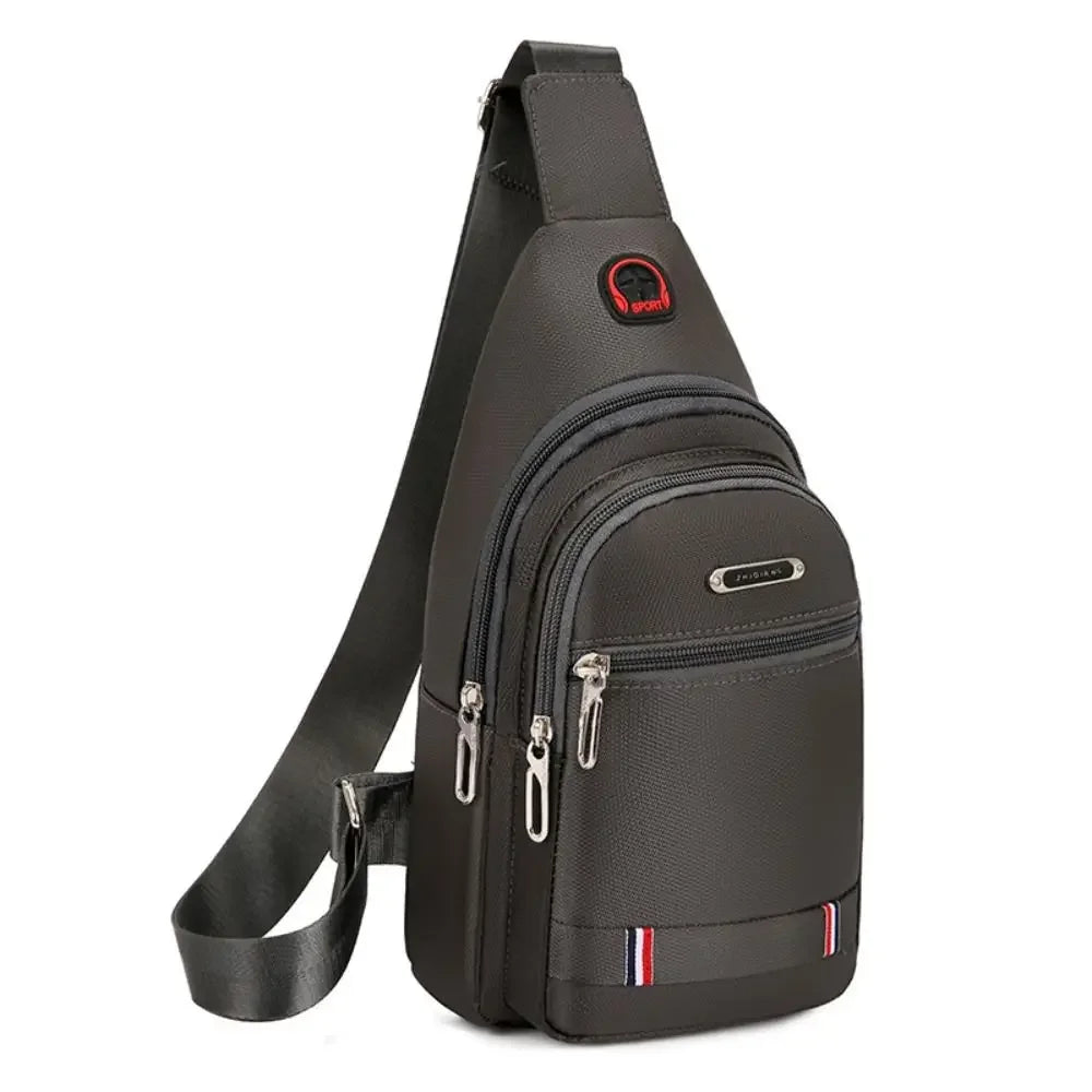 Messenger Bag med USB-port – Praktisk Crossbody Veske med flere rom