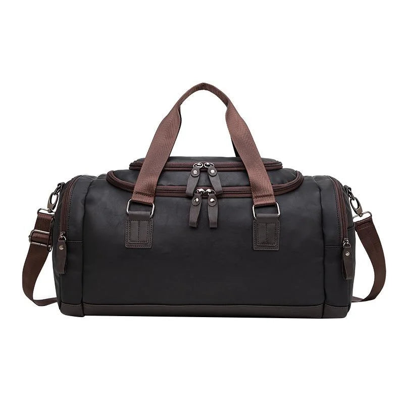 Stor Duffelbag i Skinnlook – Reise- og Treningsbag med Stor Kapasitet