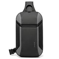 Vanntett Crossbody Sling Bag med USB – Tyverisikker Multifunksjonell Veske