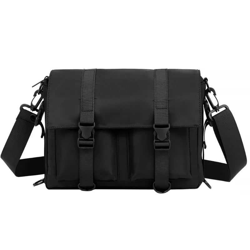 Taktisk Messenger Bag for Herre – Stor Crossbody Skulderveske med Flere Lommer