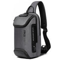 Multifunksjonell Crossbody Veske med USB – Tyverisikker Skulderveske for Reise