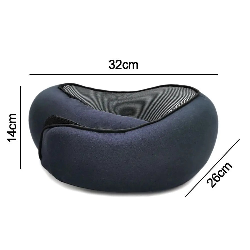 Reisepute i Memory Foam – U-formet Nakkepute med Justerbar Komfort