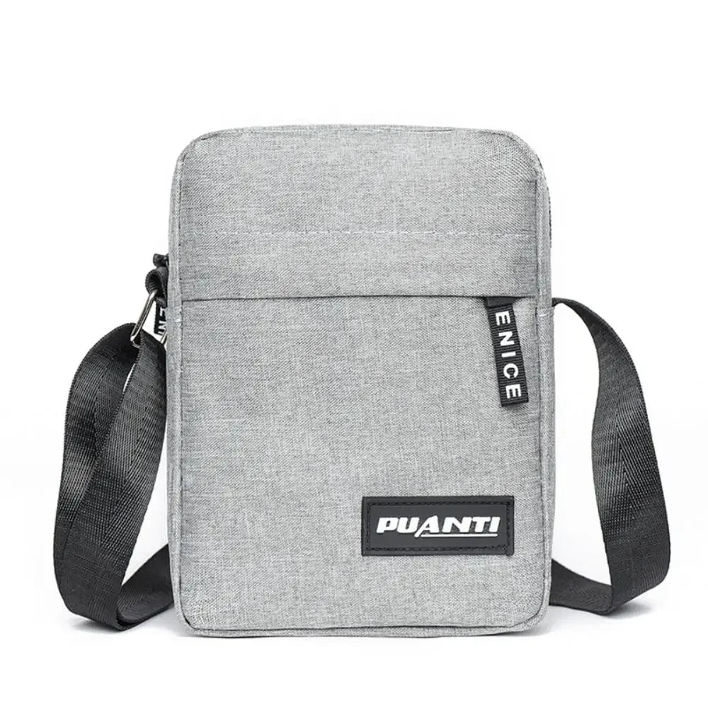 Multifunksjonell Messenger Bag – Liten Nylon Crossbody Veske for Herre