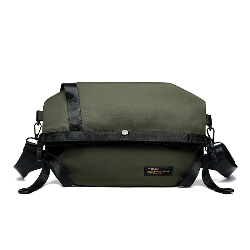 Lett Crossbody Veske med Tyverisikret Design – Romslig Skulderveske for Herre