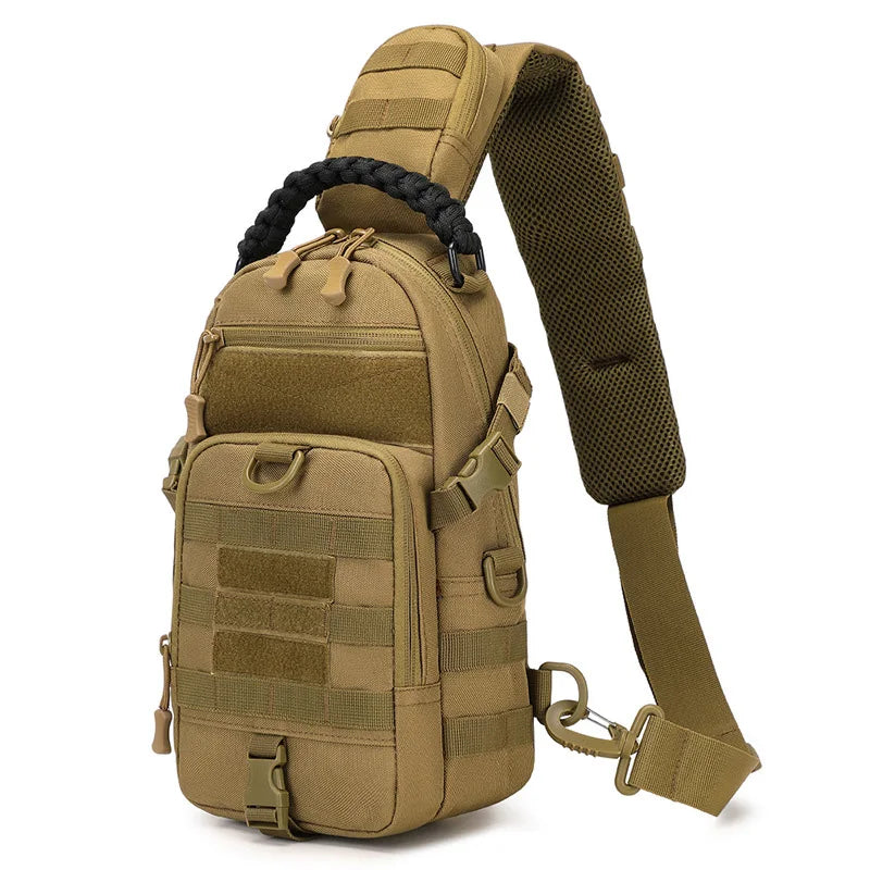 Taktisk Sling Bag – Slitesterk Brystveske for Tur, Fiske, Sykling og Friluft