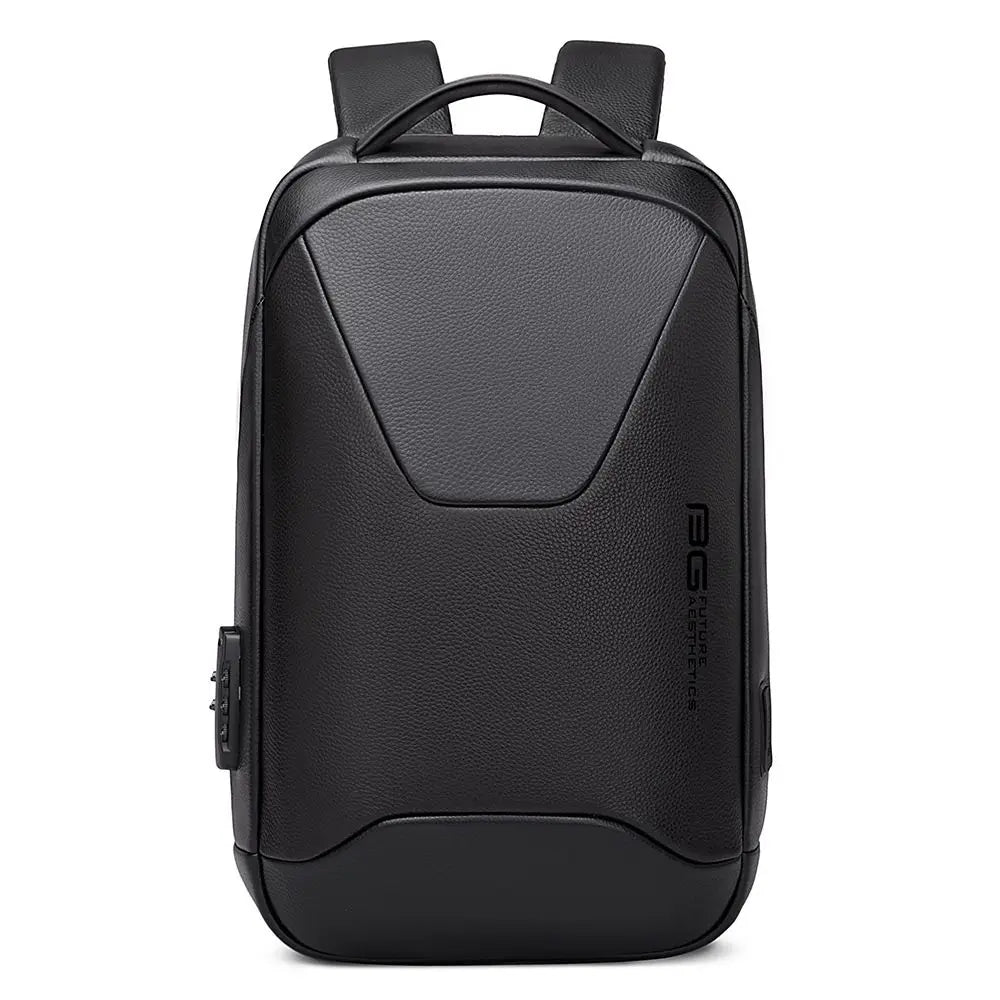 Vanntett Laptopryggsekk i Skinnlook 15,6" – Tyverisikker Business Sekk