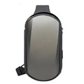 Tyverisikker Chest Bag til Herre – Crossbody Sling Bag med USB-lading