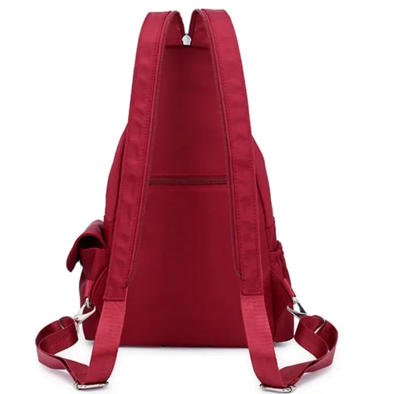 Liten Dameveske – Vanntett Crossbody-, Skulder- og Brystveske i Nylon og Canvas