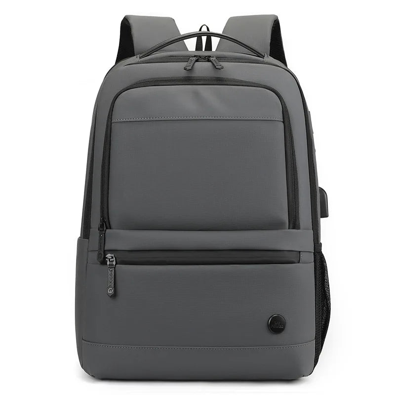 Vanntett Ryggsekk til Herre – Utvidbar Laptopsekk med USB-lading