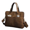 Vintage Dokumentveske i Ekte Skinn – Laptopveske til Herre for 13”–16” MacBook