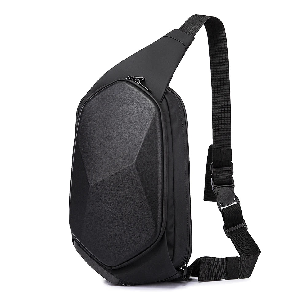 Tyverisikret Crossbody Brystveske for Herre – Vannavvisende Multifunksjonsveske