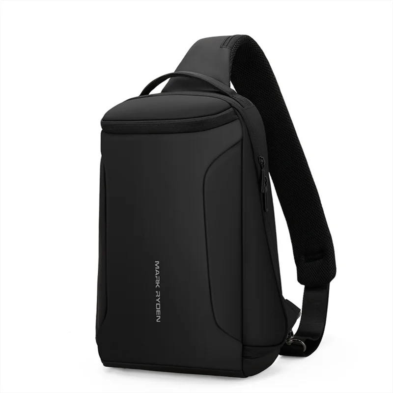 Crossbody Veske til Herre – Vanntett Sling Bag med USB-port for 12" iPad