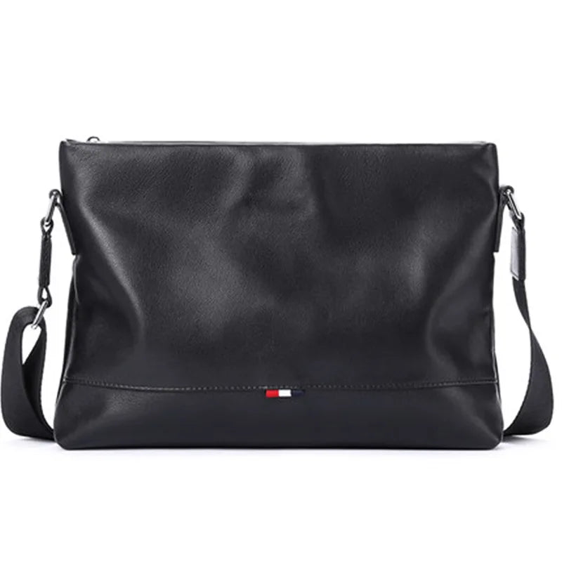 Skulderveske i Ekte Skinn til Herre – Vintage Crossbody Messenger Bag