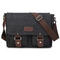 Vintage Canvas Crossbody Veske – Klassisk Messenger Bag for Menn