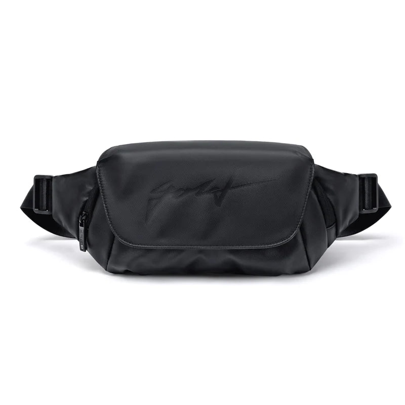 Vanntett Sling Bag for Herre – Sporty Crossbody/Brystveske i Sort