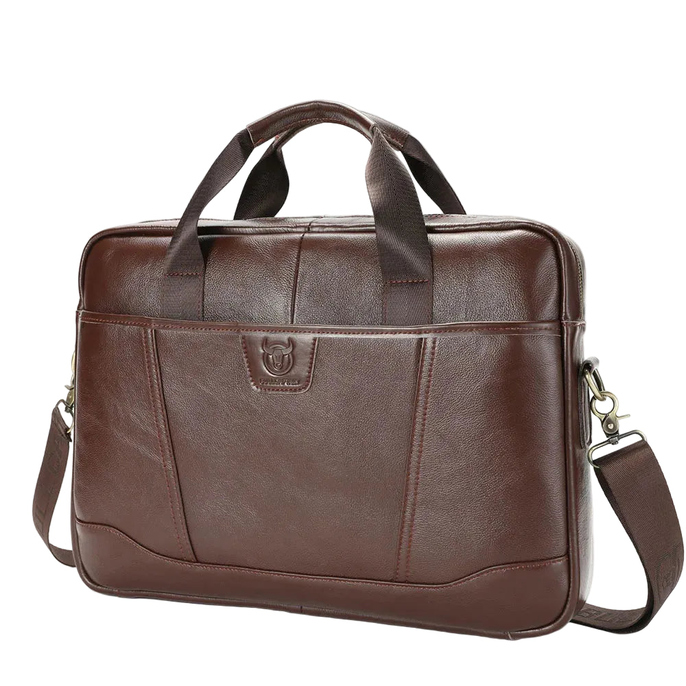 Dokumentveske i Ekte Skinn til Herre – 15,7” Business Laptopveske