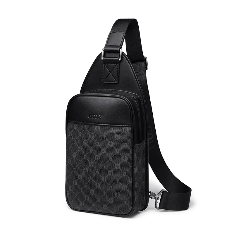 Slim Brystveske i Skinnlook – Vanntett Crossbody Bag med Tyverisikring