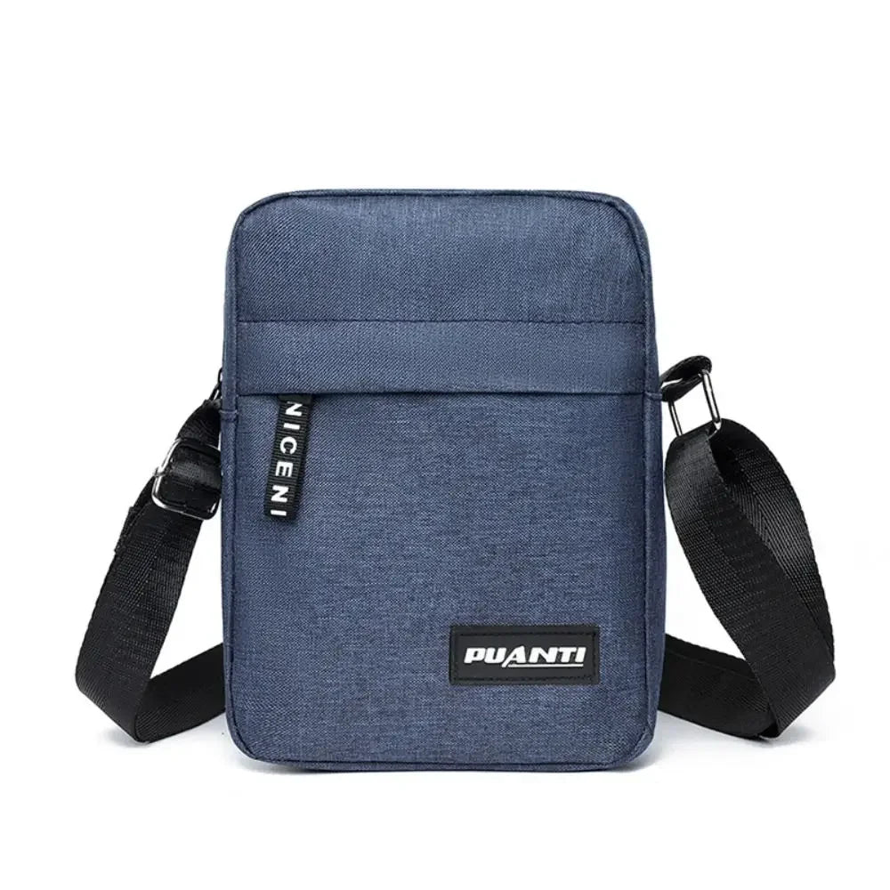 Multifunksjonell Messenger Bag – Liten Nylon Crossbody Veske for Herre