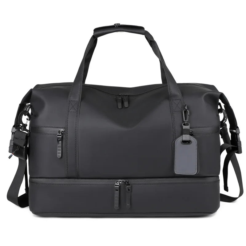 Stor Reisebag for Herre – Weekender Duffelbag med Skulderstropp