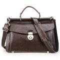 Businessveske i Vegetabilsk Garvet Skinn for Herre – Briefcase til 14" MacBook Pro
