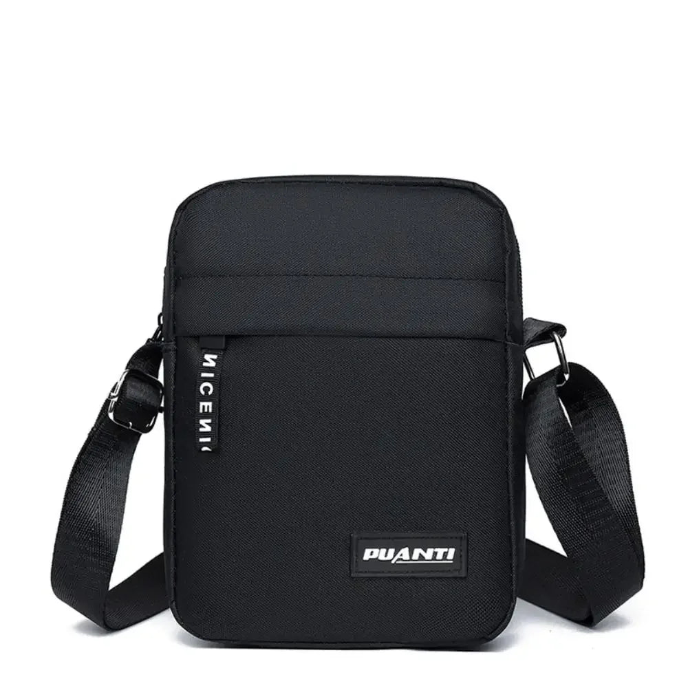Multifunksjonell Messenger Bag – Liten Nylon Crossbody Veske for Herre