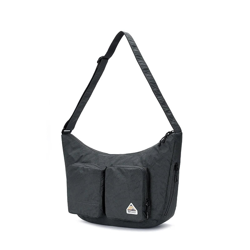 Stor Crossbody Laptopveske 15" – Lett Messenger Bag for Reise, Jobb og Hverdag