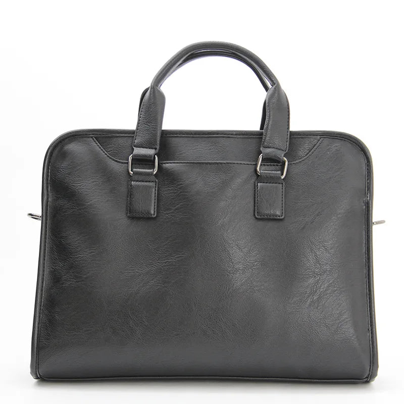 Business Dokumentveske for Herre – Laptopveske med Håndtak og Crossbodyrem