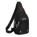 Messenger Bag med USB-port – Praktisk Crossbody Veske med Flere Rom