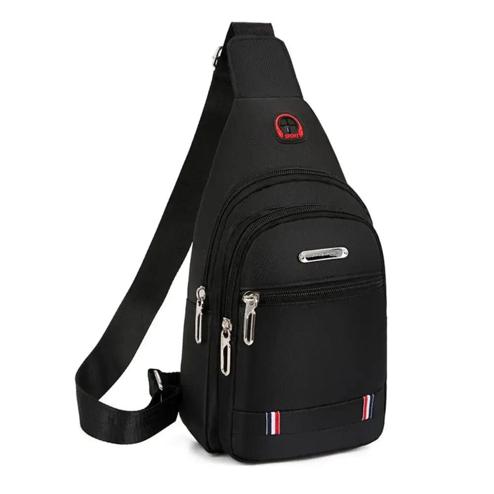 Messenger Bag med USB-port – Praktisk Crossbody Veske med flere rom