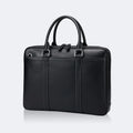Skinn Messenger Bag til Herre – Stor Business Veske i Kuskinn