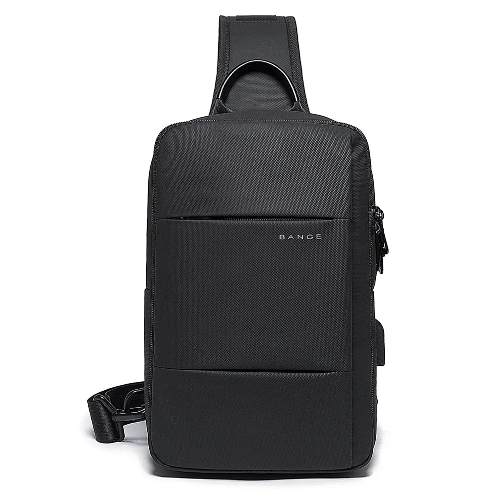 Brystveske til Herre – Vanntett Crossbody Sling Bag for Reise og Fritid