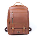 Vintage Skinnryggsekk i Crazy Horse-skinn – Laptop- og Reiseveske