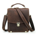 Crazy Horse Skulderveske i Ekte Skinn til Herre – Vintage Messenger Bag