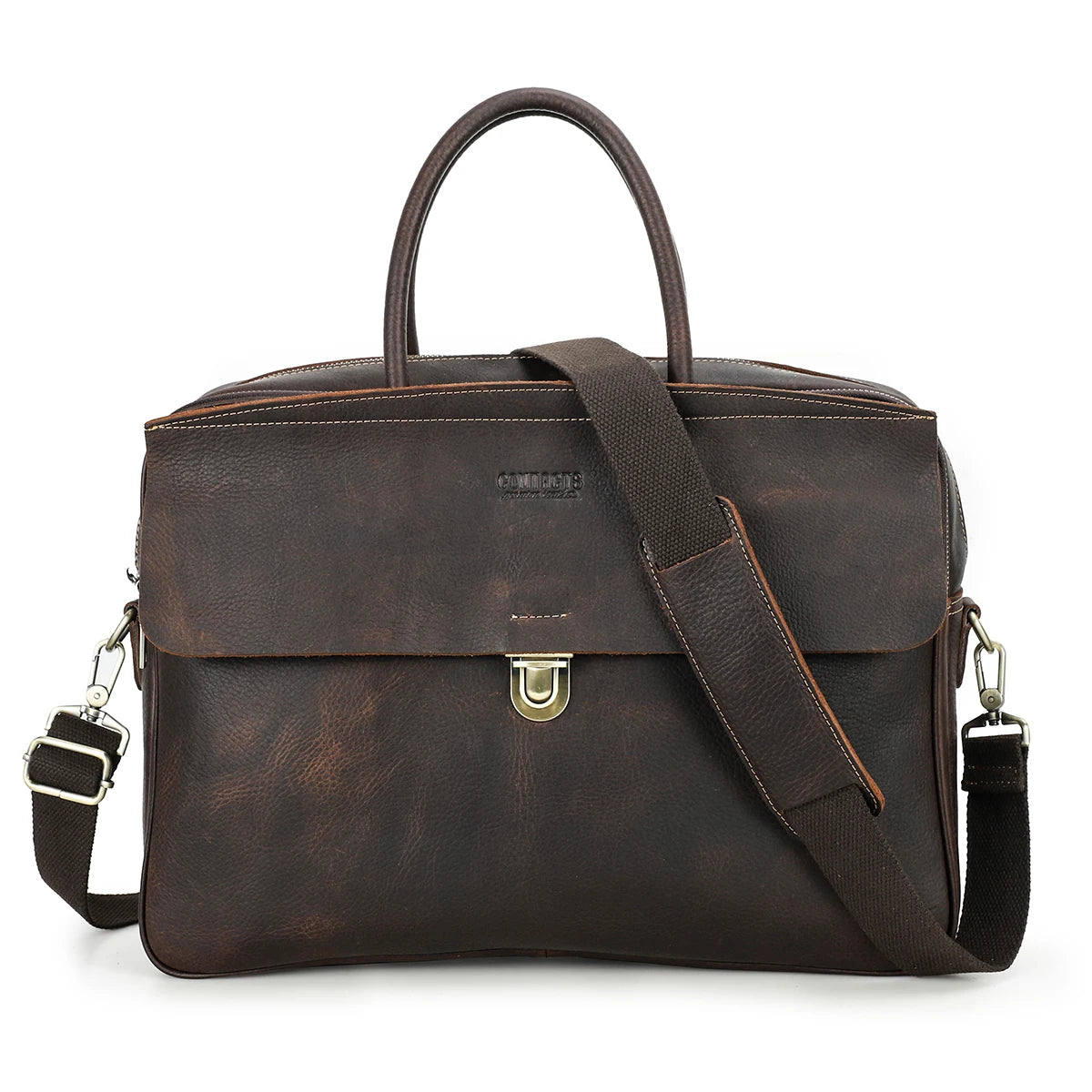 Skinn PC-veske til Herre – Luksuriøs Messenger & Briefcase (16” Laptop)