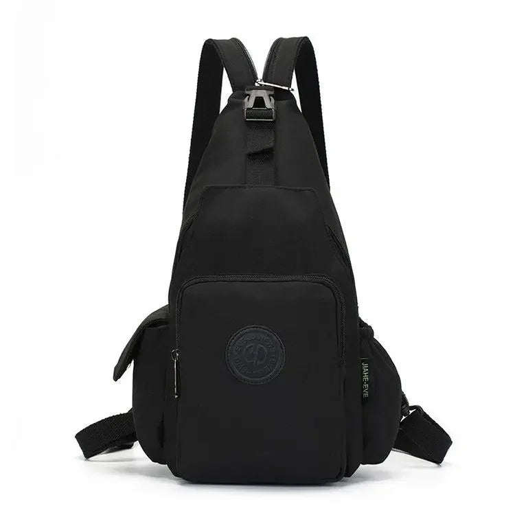 Liten Dameveske – Vanntett Crossbody-, Skulder- og Brystveske i Nylon og Canvas