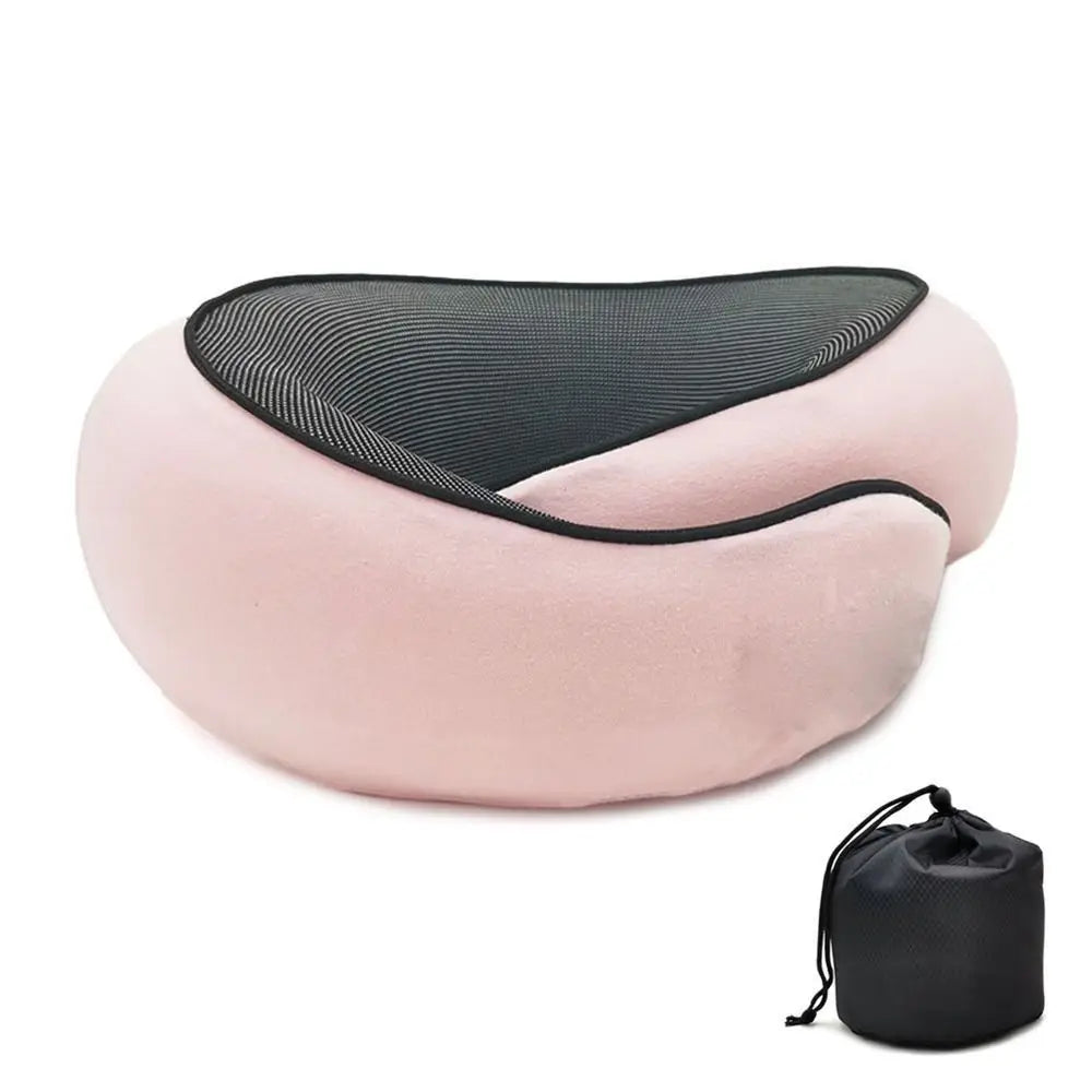 Reisepute i Memory Foam – U-formet Nakkepute med Justerbar Komfort