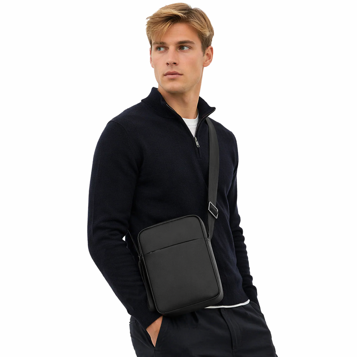 TPU Crossbody Veske for iPad 9,7" – Vanntett Sling Bag for Hverdag og Business
