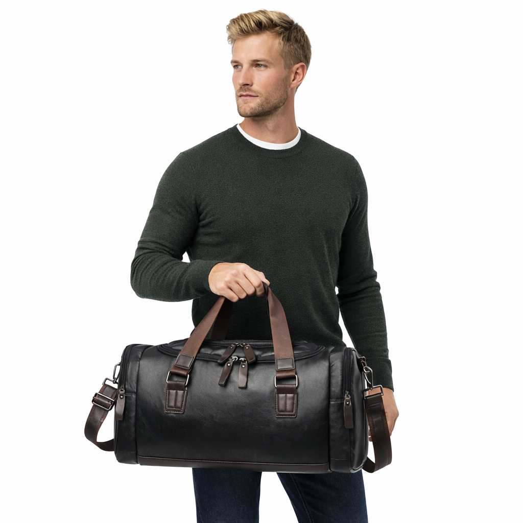 Multifunksjonell Trenings- og Reisebag – Duffelbag med Våt- og Tørrseparasjon