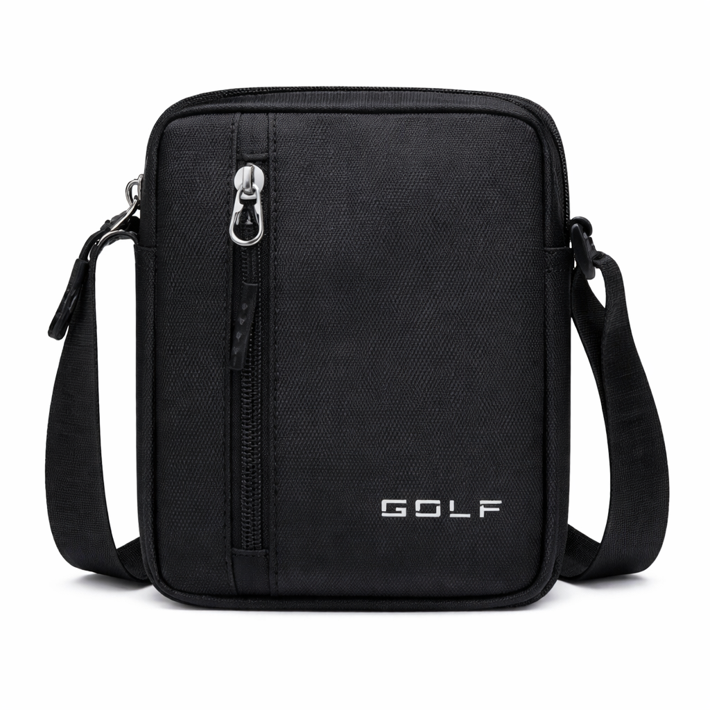 Mini Crossbody Veske for Menn – Lett Skulderveske til Mobil og Hverdagsbruk
