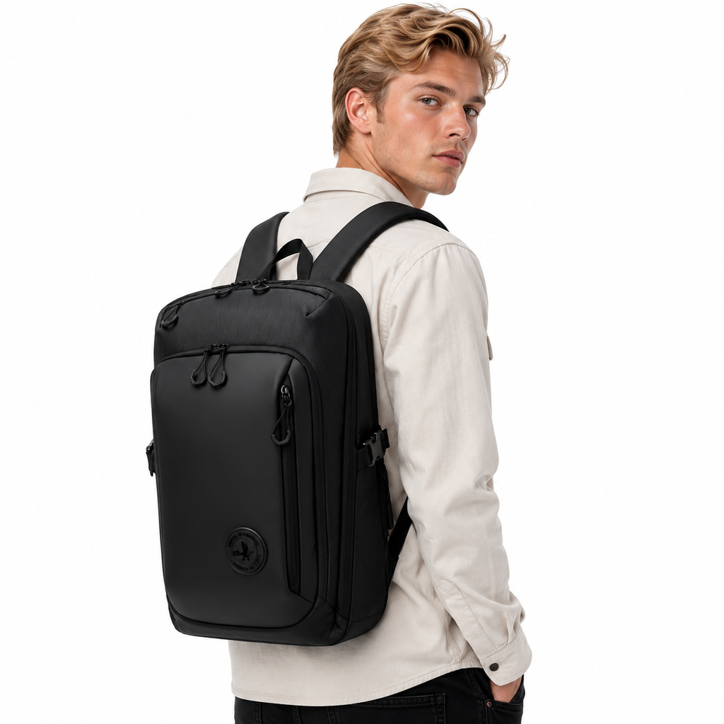 Business Laptopryggsekk 15,6" – Vannavvisende Ryggsekk med Stor Kapasitet for Herre