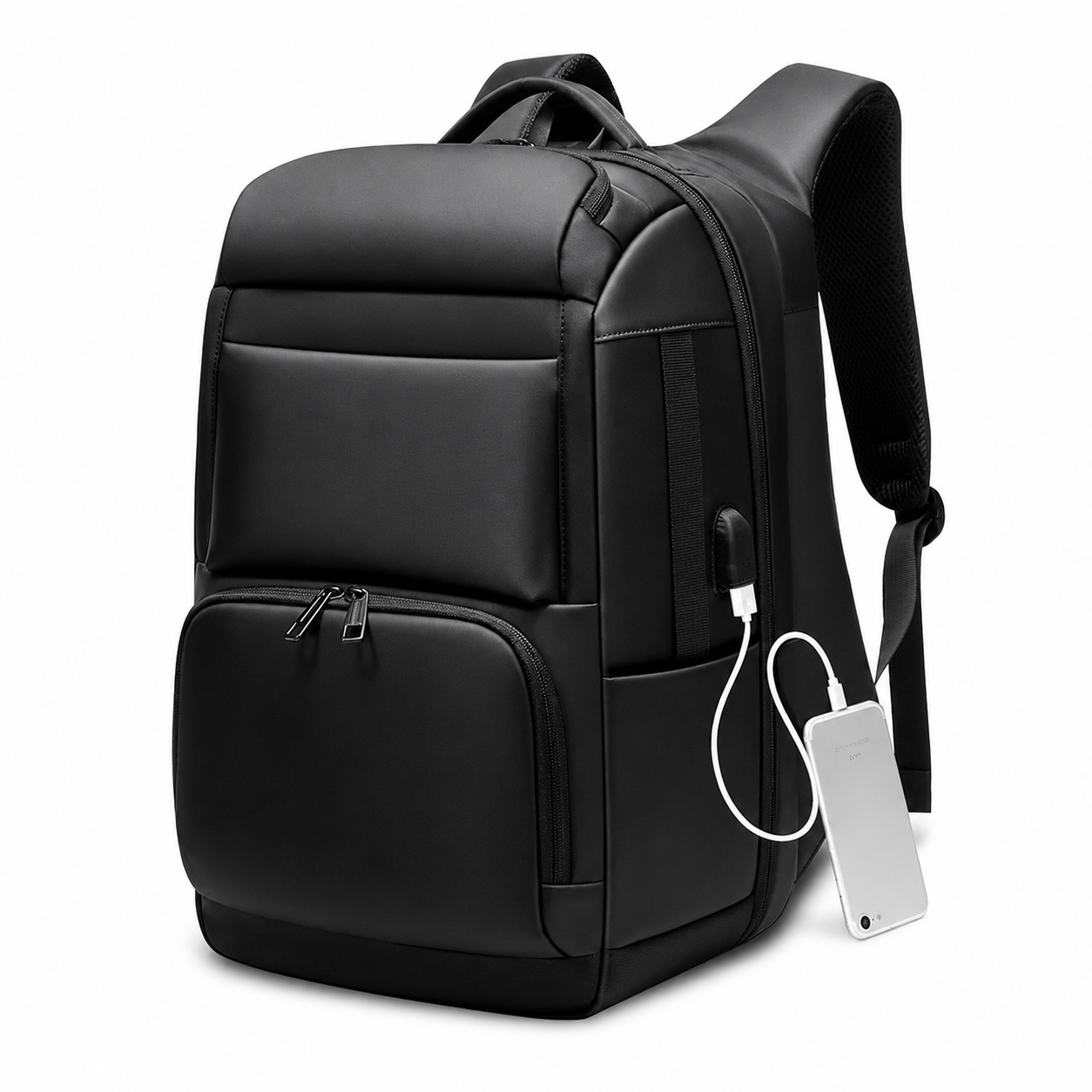 Laptopryggsekk til Herre – Stor Ryggsekk med USB-port og Smart Oppbevaring