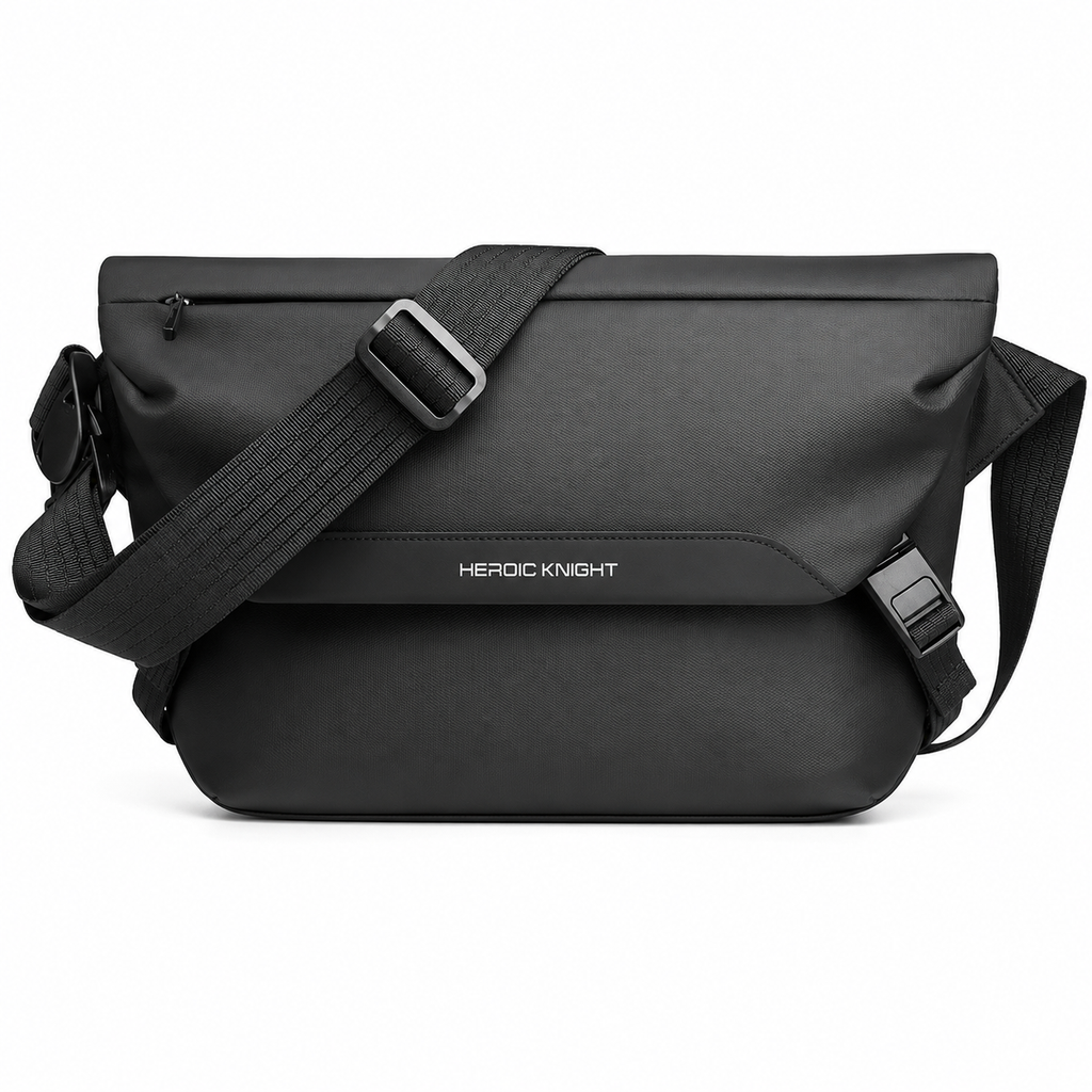 Vannavvisende Skulderveske for Herre – Romslig Crossbody Veske til Mini iPad