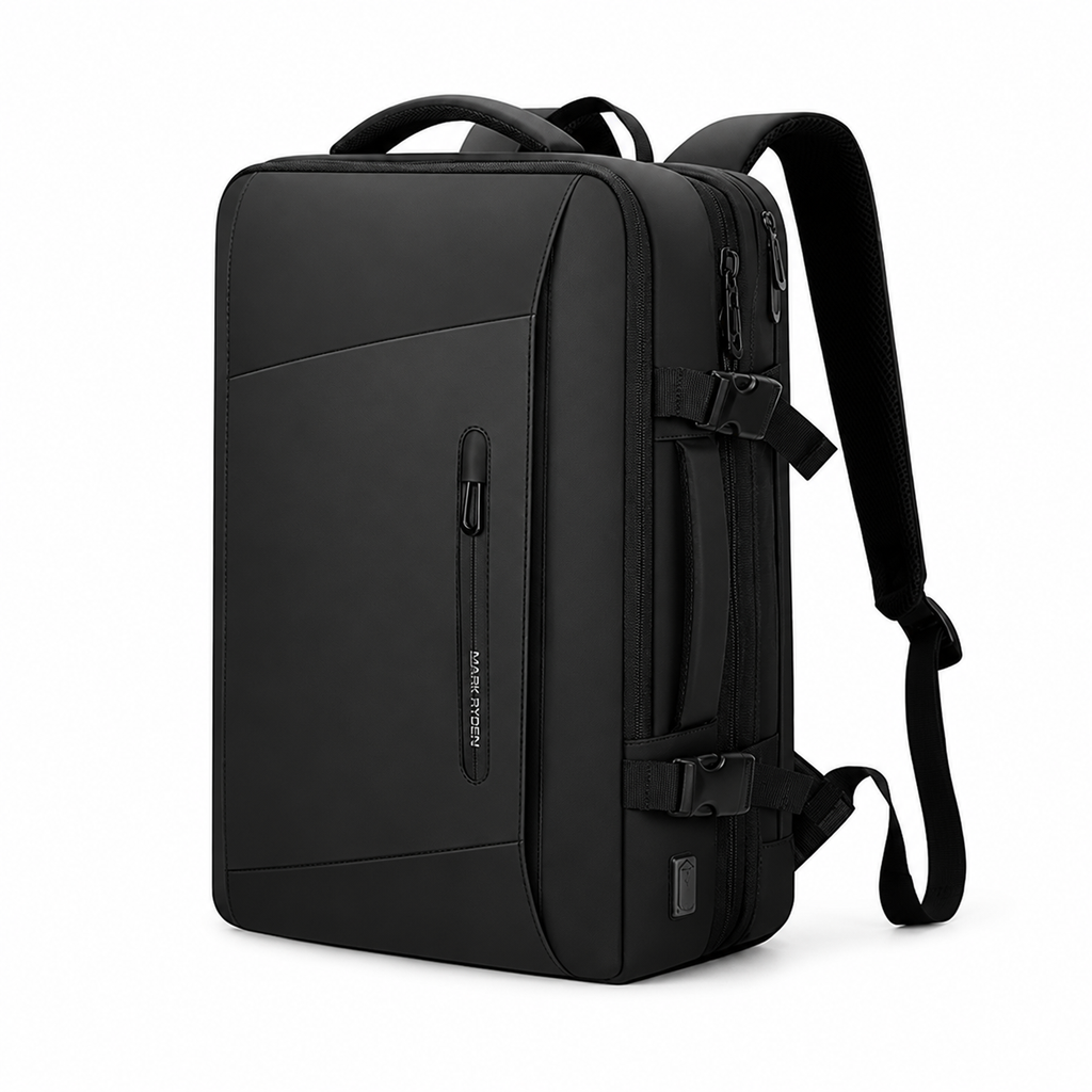 Laptopryggsekk 17,3" – Vanntett Reiseryggsekk med USB-port