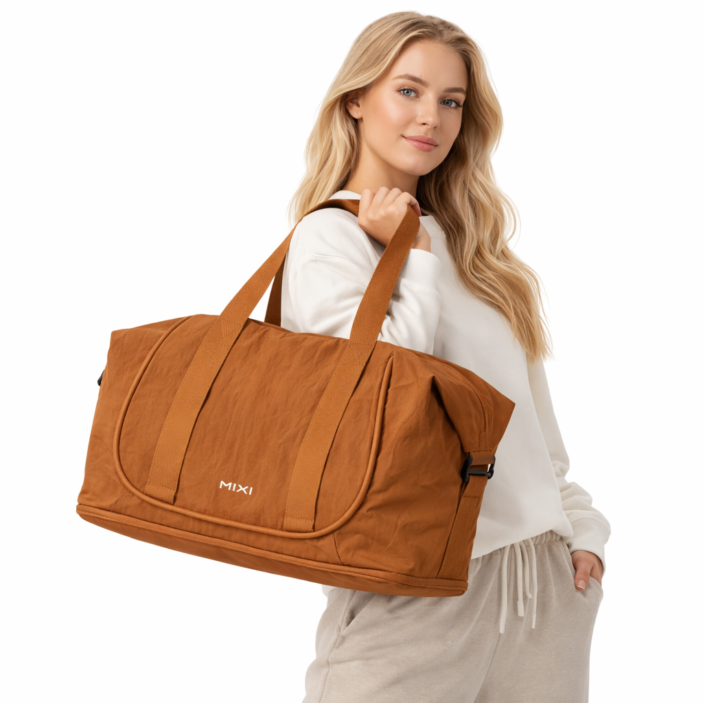 Stor Sammenleggbar Reise- og Treningsbag – Lett Duffelbag med God Kapasitet