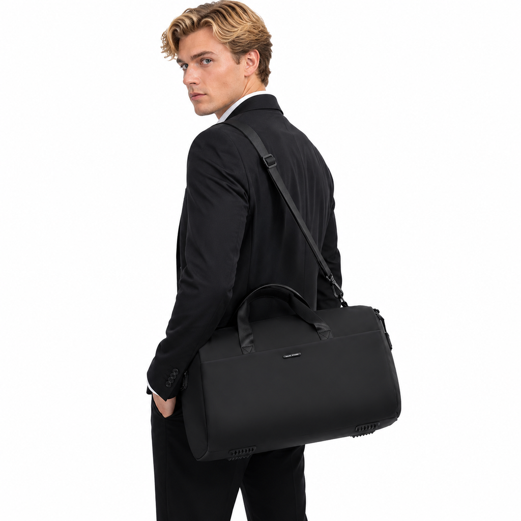 Reiseveske med Dressrom til Herre | Vanntett Weekendbag for 17" Laptop