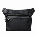 Horisontal Skulderveske i Ekte Kuskinn for Herre – Crossbody Veske til Nettbrett