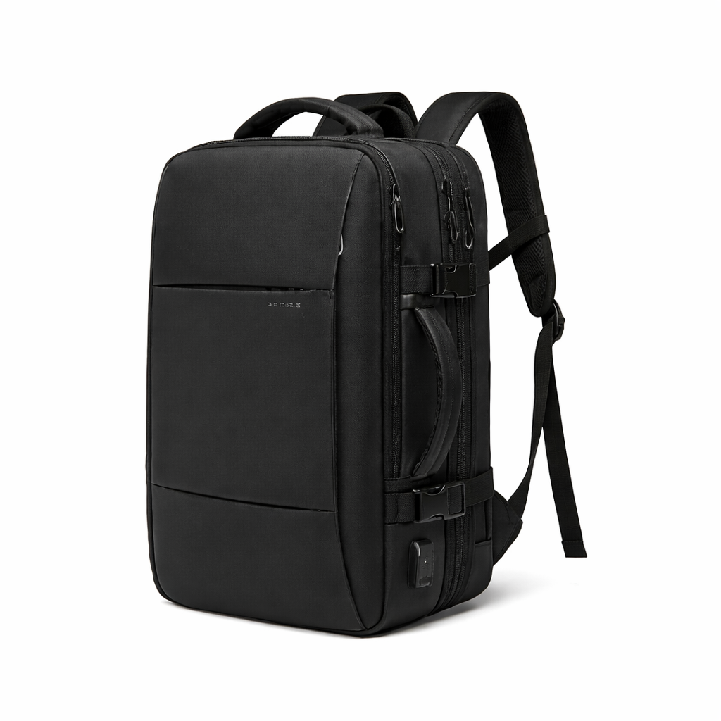 Utvidbar Laptopryggsekk 17,3" – Vanntett Business- og Reisesekk med Stor Kapasitet